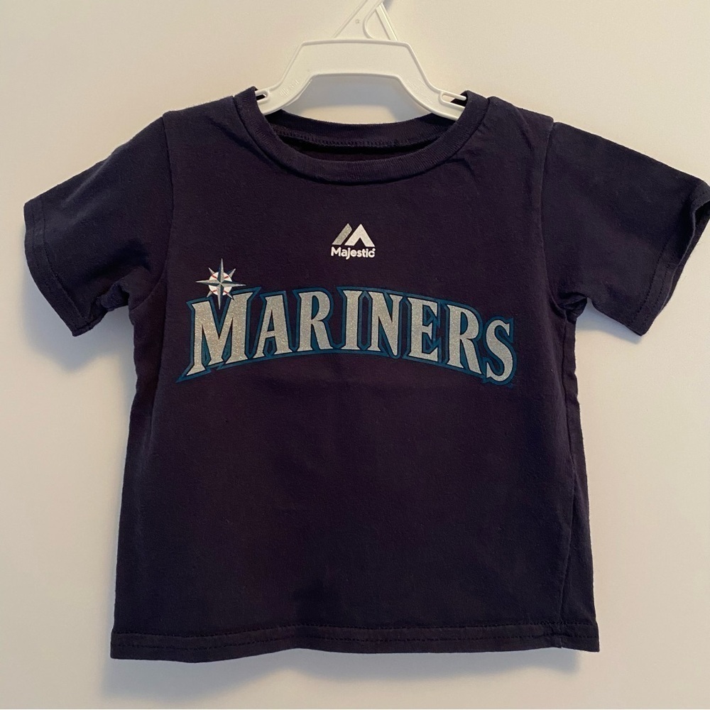 Majestic Baby Girl's Seattle Mariners Hernandez Short Sleeve T-Shirt 12 Months